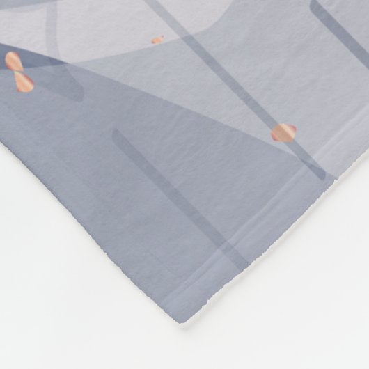 Außergewöhnliche Abstrakte Deko-Muster 1 Fleecedecke (Ecke)