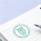 Außergewöhnliche Arbeitshandlehrer Personalisiert Permastempel