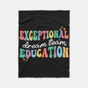 Außergewöhnliche Bildung Dream Team Sped Ese Teach Fleecedecke