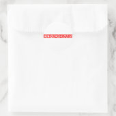 Außergewöhnliche Briefmarke Runder Aufkleber (Tasche)