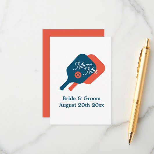 Außergewöhnliche Chipkarten für Hochzeitskarten Begleitkarte (Vorderseite/Rückseite Beispiel)