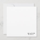 Außergewöhnliche Dreams Flat Grußkarte (Rückseite)