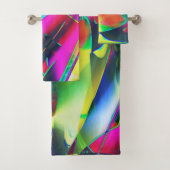 Außergewöhnliche Farbstoffe in abstrakten und schm Badhandtuch Set (Insitu)