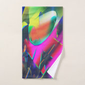 Außergewöhnliche Farbstoffe in abstrakten und schm Badhandtuch Set (Handtuch)