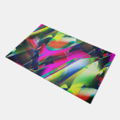 Außergewöhnliche Farbstoffe in abstrakten und schm Fußmatte (Schrägansicht)