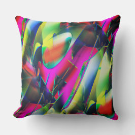 Außergewöhnliche Farbstoffe in abstrakten und schm Kissen