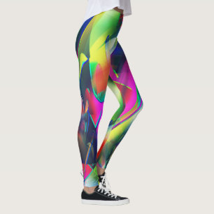 Außergewöhnliche Farbstoffe in abstrakten und schm Leggings