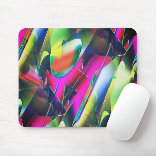 Außergewöhnliche Farbstoffe in abstrakten und schm Mousepad (Mit Mouse)
