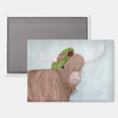 Außergewöhnliche Ferientiere: Kuhmagnet 3.5"x2.5" Magnet (Vorderseite/Rückseite)