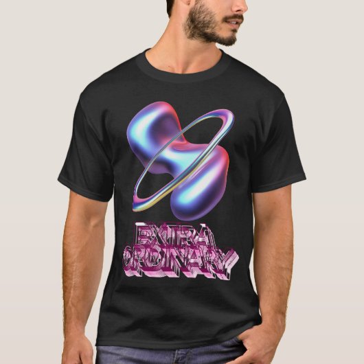 Außergewöhnliche, fett 3D-grafische Männer T-Shirt (Vorderseite)