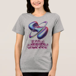 Außergewöhnliche Frauen - Stärkung von 3D Grafik G Tri-Blend Shirt