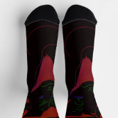 Außergewöhnliche Held-Socken Socken (Oben)