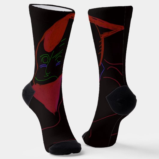 Außergewöhnliche Held-Socken Socken (Gewinkelt)