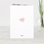 Außergewöhnliche Hochzeitkarte Karte (Rückseite)