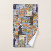 Außergewöhnliche künstlerische Arbeit Badhandtuch Set (Handtuch)