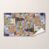 Außergewöhnliche künstlerische Arbeit Badhandtuch Set (Handtuch)