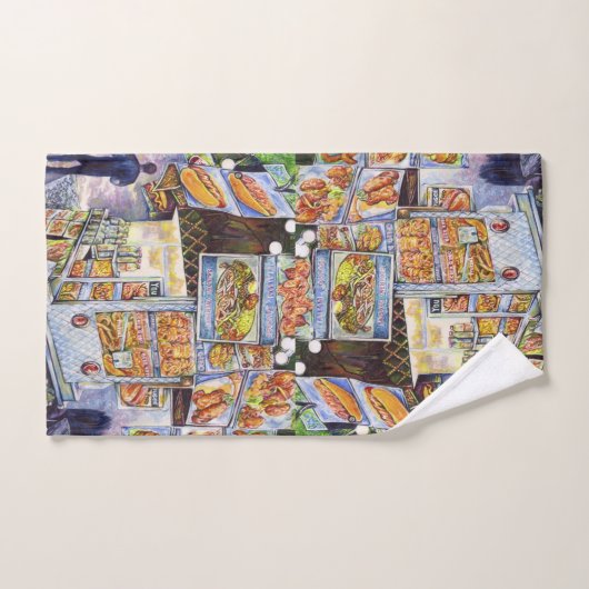 Außergewöhnliche künstlerische Arbeit Badhandtuch Set (Handtuch)