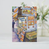 Außergewöhnliche künstlerische Arbeit Dankeskarte (Stehend Vorderseite)