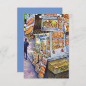 Außergewöhnliche künstlerische Arbeit Dankeskarte (Vorne/Hinten)