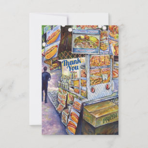 Außergewöhnliche künstlerische Arbeit Dankeskarte