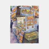 Außergewöhnliche künstlerische Arbeit Fleecedecke (Vorderseite)