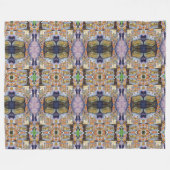 Außergewöhnliche künstlerische Arbeit Fleecedecke (Vorderseite (Horizontal))