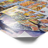 Außergewöhnliche künstlerische Arbeit Fotodruck (Ecke)