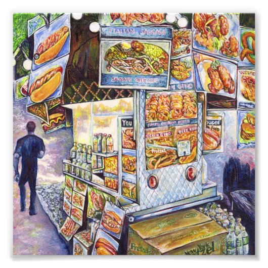 Außergewöhnliche künstlerische Arbeit Fotodruck (Vorne)