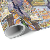 Außergewöhnliche künstlerische Arbeit Geschenkpapier (Rolleneckpunkt)