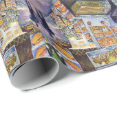 Außergewöhnliche künstlerische Arbeit Geschenkpapier (Rolleneckpunkt)