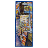 Außergewöhnliche künstlerische Arbeit Geschenktüte Für Weinflaschen (Vorderseite)