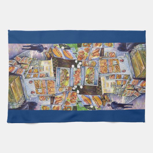 Außergewöhnliche künstlerische Arbeit Geschirrtuch (Horizontal)