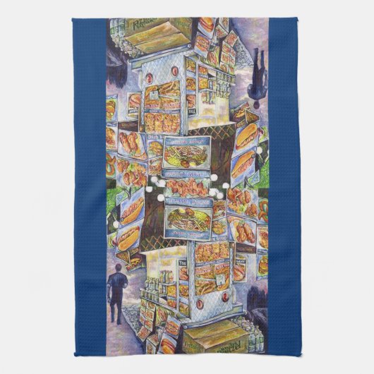 Außergewöhnliche künstlerische Arbeit Geschirrtuch (Vertikal)