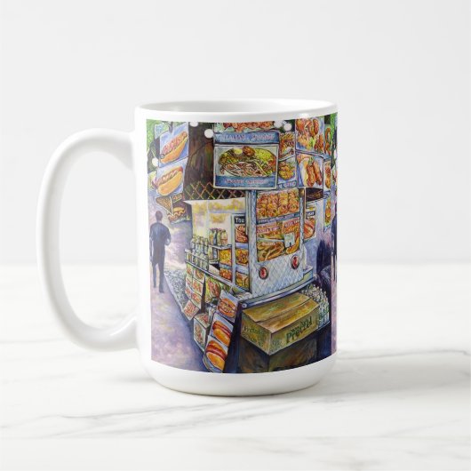 Außergewöhnliche künstlerische Arbeit Kaffeetasse (Links)