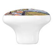 Außergewöhnliche künstlerische Arbeit Keramikknauf (Seitenansicht)