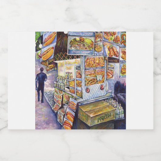 Außergewöhnliche künstlerische Arbeit Lebensmitteletikett (Einzelnes Label)