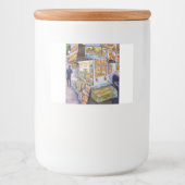 Außergewöhnliche künstlerische Arbeit Lebensmitteletikett (Vorderseite)