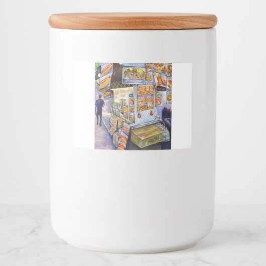 Außergewöhnliche künstlerische Arbeit Lebensmitteletikett (Vorderseite)