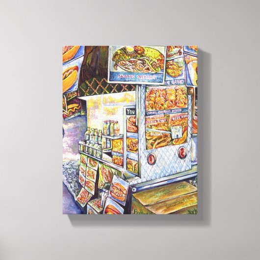 Außergewöhnliche künstlerische Arbeit Leinwanddruck (Vorderseite)