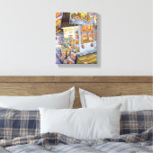 Außergewöhnliche künstlerische Arbeit Leinwanddruck (Insitu (Schlafzimmer))