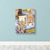 Außergewöhnliche künstlerische Arbeit Leinwanddruck (Insitu (Holzboden))