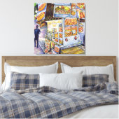 Außergewöhnliche künstlerische Arbeit Leinwanddruck (Insitu (Schlafzimmer))