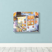 Außergewöhnliche künstlerische Arbeit Leinwanddruck (Insitu (Holzboden))