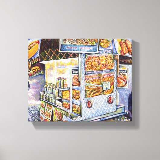 Außergewöhnliche künstlerische Arbeit Leinwanddruck (Vorderseite)