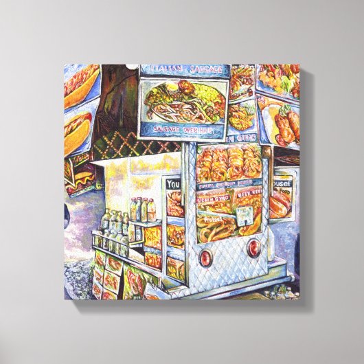 Außergewöhnliche künstlerische Arbeit Leinwanddruck (Vorderseite)