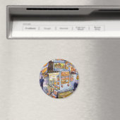 Außergewöhnliche künstlerische Arbeit Magnet (In Situ (Geschirrspüler))