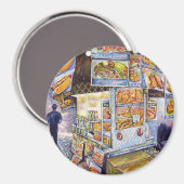 Außergewöhnliche künstlerische Arbeit Magnet (Vorderseite/Rückseite)