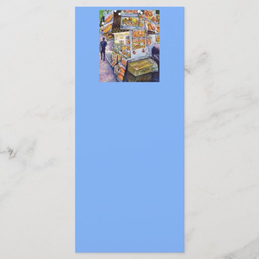 Außergewöhnliche künstlerische Arbeit Menükarte (Vorderseite)