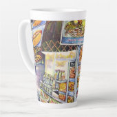 Außergewöhnliche künstlerische Arbeit Milchtasse (Linke Ecke)