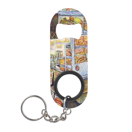Außergewöhnliche künstlerische Arbeit Mini Flaschenöffner (Vorderseite)